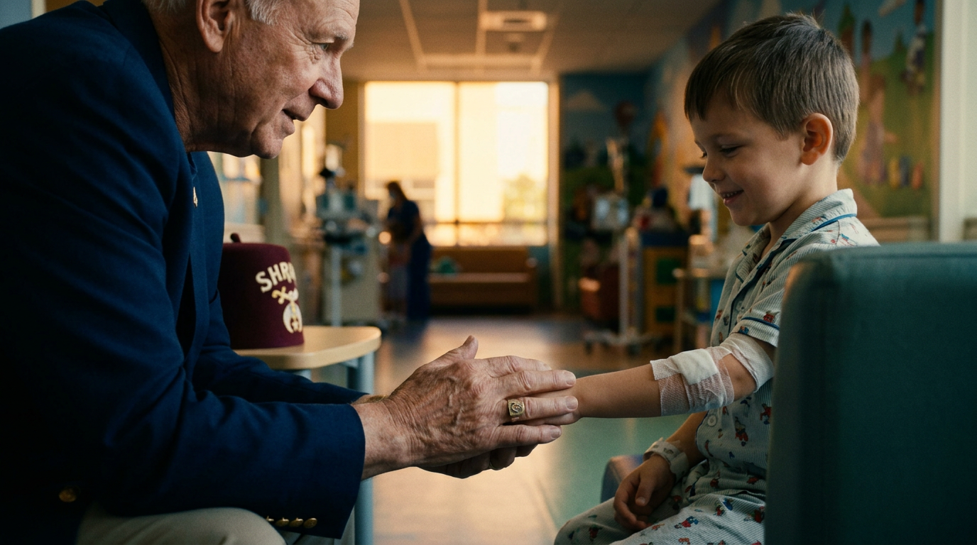 Masonic charity and philanthropy, including Shriners Hospitals for Children