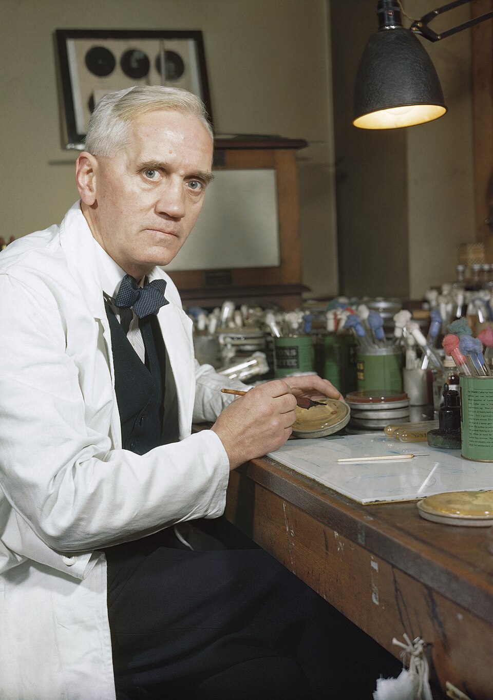 Portrait of Alexander Fleming, a famous Freemason — Sancta Maria Lodge No. 2682, London