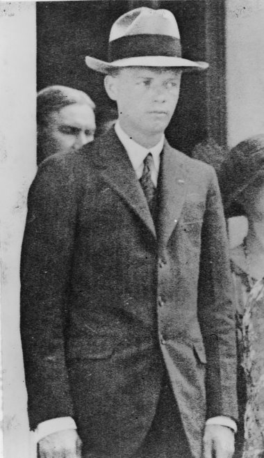 Portrait of Charles Lindbergh, a famous Freemason — Keystone Lodge No. 243, Missouri