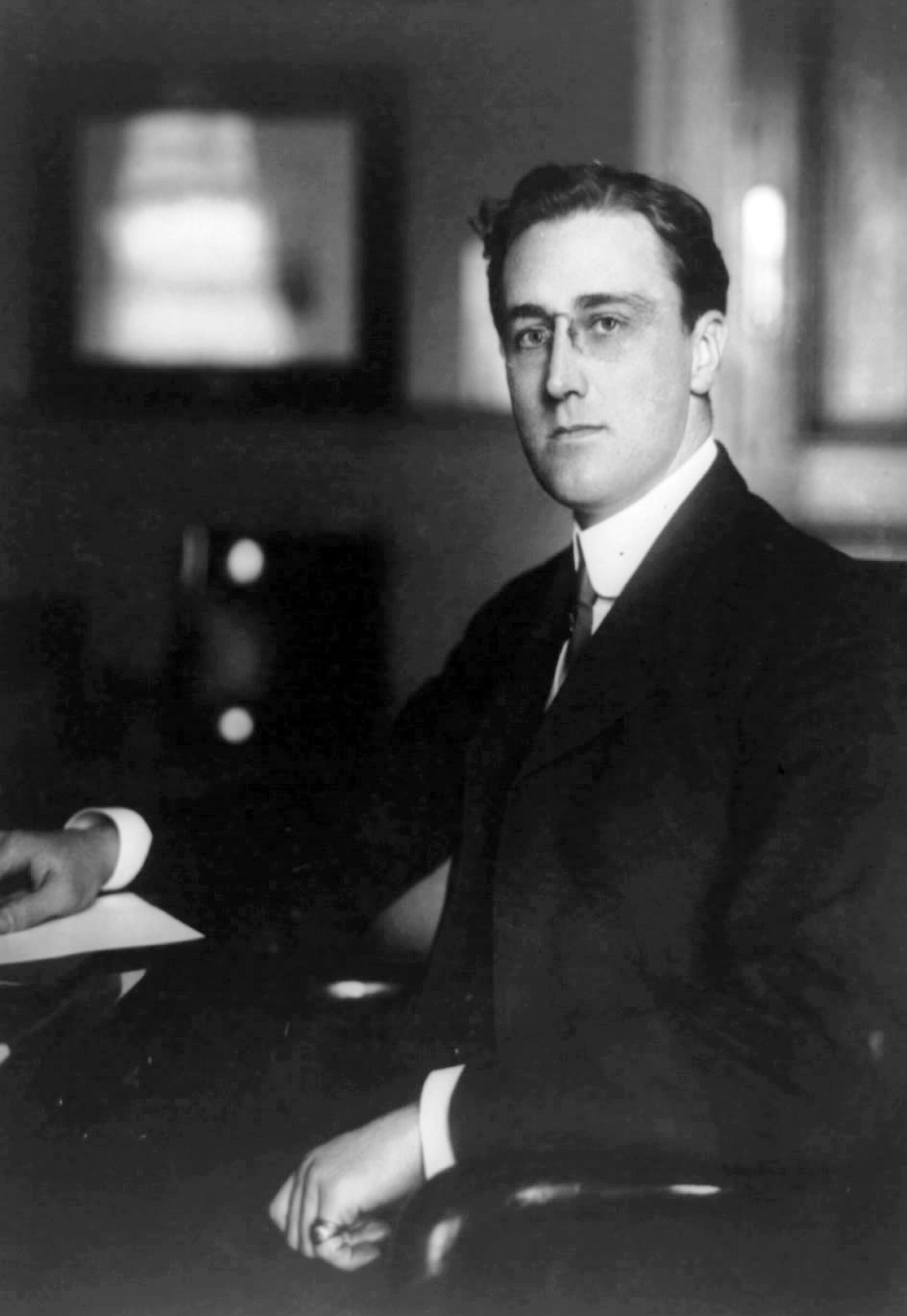 Portrait of Franklin D. Roosevelt, a famous Freemason — Holland Lodge No. 8, New York
