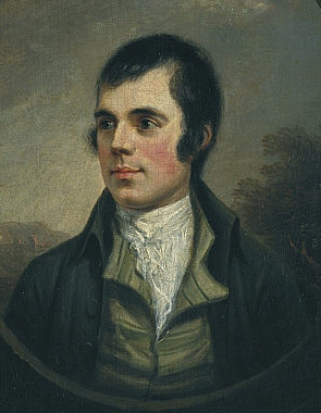 Portrait of Robert Burns, a famous Freemason — St. David's Lodge, Tarbolton