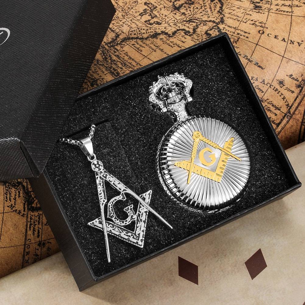Master Mason Pocket Watch — Gift Set