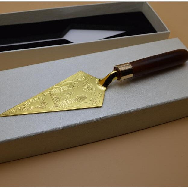 Master Mason Trowel — Golden, Personalized