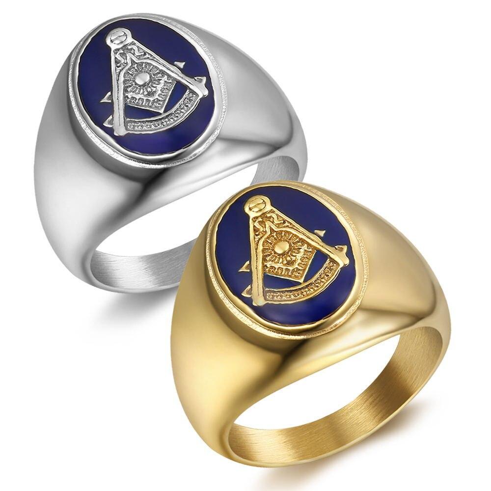 Past Master Ring — Oval