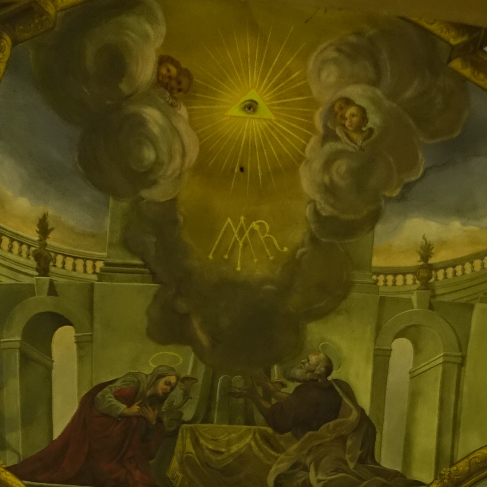 The All-Seeing Eye of Providence, the Masonic symbol of the watchful Great Architect of the Universe
