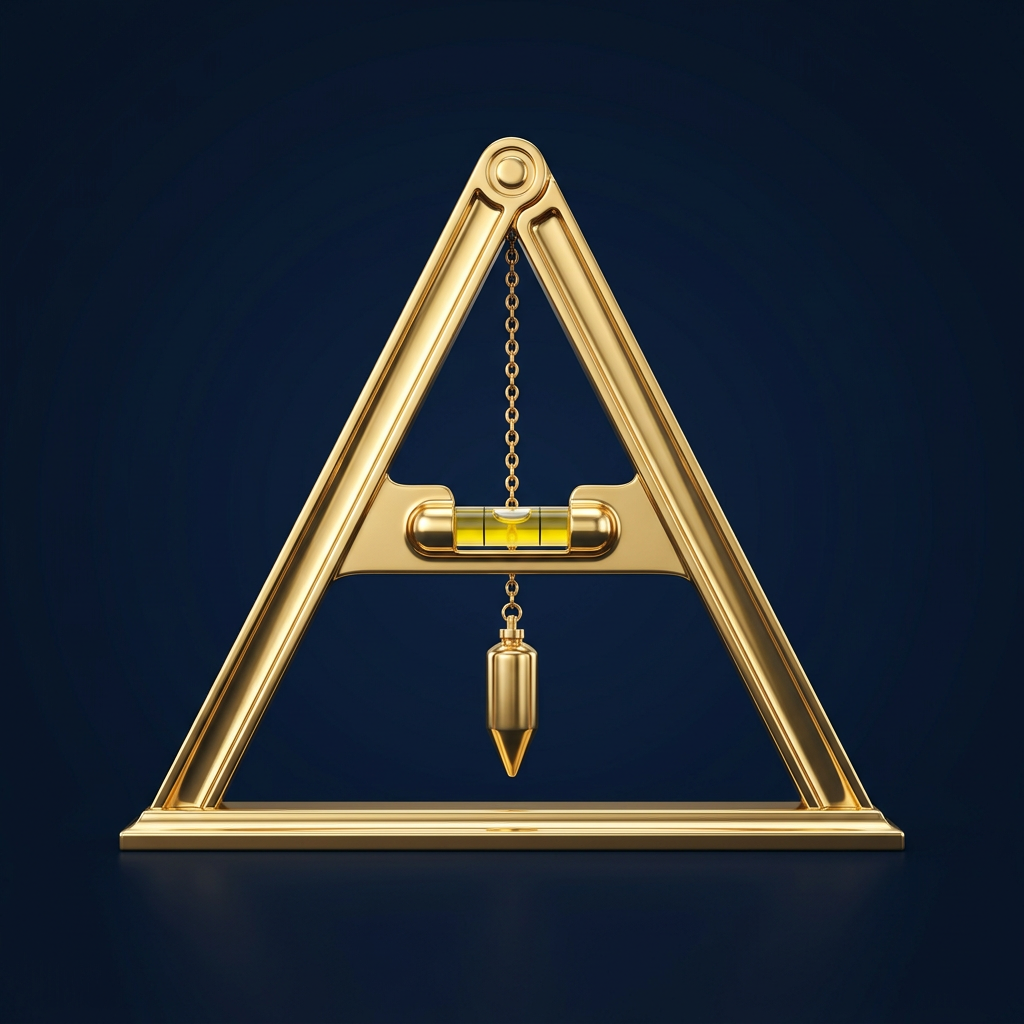 The mason's level, the Masonic working tool symbolizing equality among all people